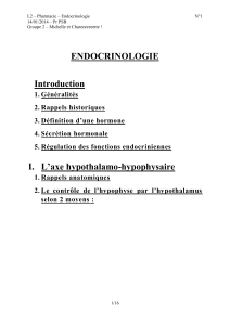 ENDOCRINOLOGIE Introduction