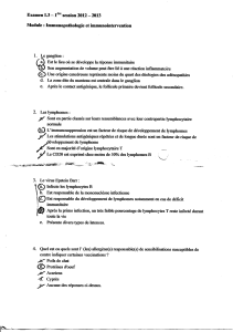 Examen L3 - l session 2012 - 2013 1. Le ganglion: