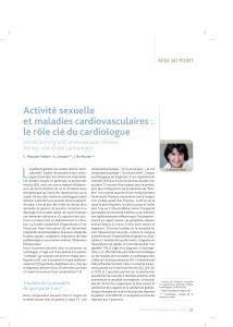 L Activité sexuelle et maladies cardiovasculaires : le rôle clé du cardiologue