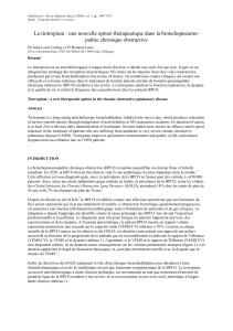 Published in : Revue Médicale Suisse (2005), vol. 1, pp.... Status : Postprint (Author’s version)