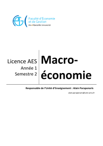 Macro- économie Licence AES