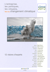 changement climatique L'entreprise, les politiques, les citoyens