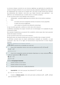 la structure d