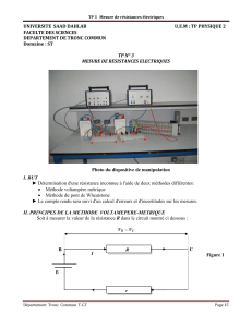 TP 3   Mesure de résistances électriques