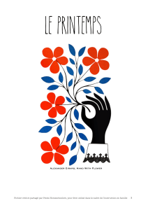 LE PRINTEMPS Alexander Girard, Hand With Flower