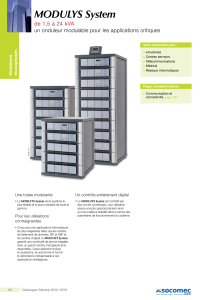 MODULYS System de 1,5 à 24 kVA Onduleurs  monophasés