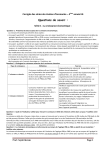 Questions de savoir : année EG