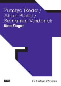 Fumiyo Ikeda / Alain Platel / Benjamin Verdonck Nine Finger