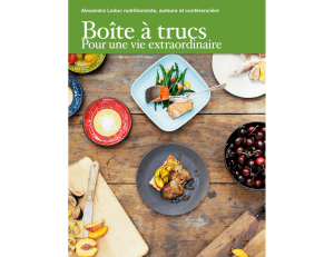 Boîte à trucs  Pour une vie extraordinaire