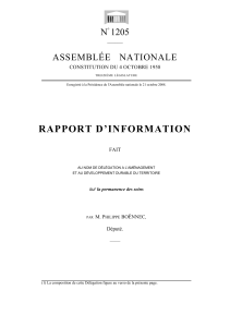 RAPPORT D’INFORMATION N 1205 ASSEMBLÉE   NATIONALE