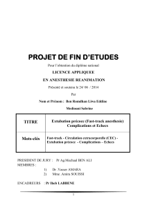 PROJET DE FIN D’ETUDES TITRE