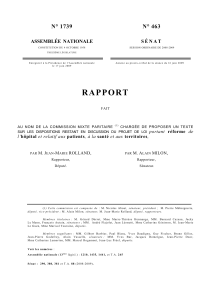 N° 1739 N° 463 ASSEMBLÉE NATIONALE S É N A T