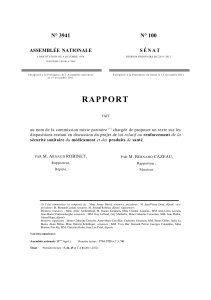 N° 3941 N° 100 ASSEMBLÉE NATIONALE S É N A T