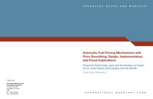 Automatic Fuel Pricing Mechanisms with Price Smoothing: Design, Implementation, and Fiscal Implications