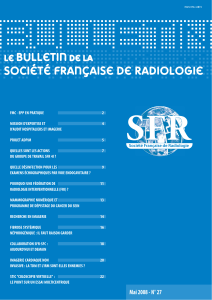 Société Française de Radiologie FMC - EPP EN PRATIQUE 2 MISSION D'EXPERTISE ET