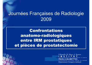 Journées Françaises de Radiologie 2009 Confrontations anatomo-radiologiques