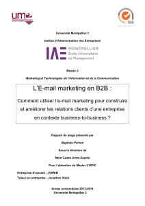 L’E-mail marketing en B2B :