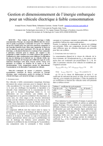 Gestion et dimensionnement de l’énergie embarquée  arnaud.sivert@iut.u-picardie.fr