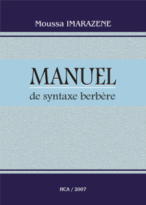 manuel de syntaxe berbere musa imarazen