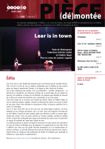 dossier pÃ©dagogique sur Lear is in Town
