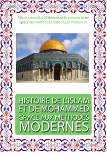 histoire de l islam et de mahomet