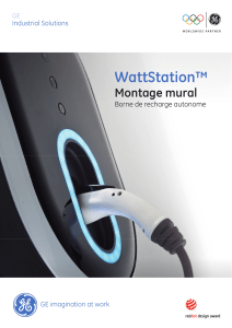 WattStation™  Montage mural Borne de recharge autonome