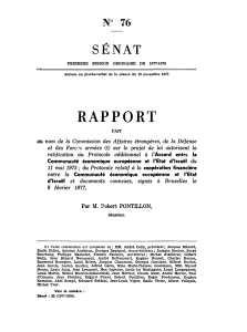 RAPPORT SENAT N° 76