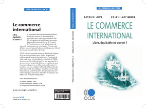 LE COMMERCE INTERNATIONAL Le commerce international