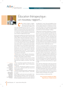 C’ Éducation thérapeutique : un nouveau rapport… 1