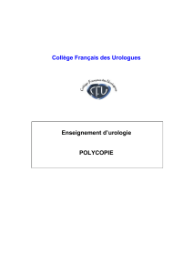 Collège Français des Urologues  Enseignement d’urologie POLYCOPIE