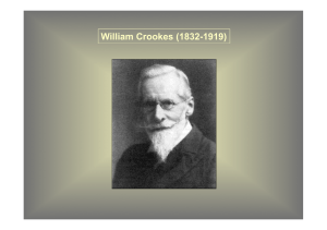william crookes biographie et travaux