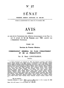 AVIS SENAT N°27