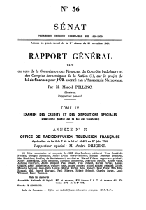 RAPPORT G&Eacute;N&Eacute;RAL SENAT N&deg; 56