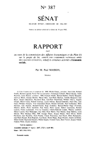 SÉNAT RAPPORT N° 387