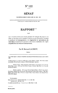 SENAT RAPPORT N 122