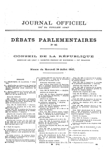 JOURNAL OFFICIEL DEBATS PARLEMENTAIRES