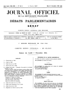 JOUR AL OFFICIEL 1 I DÉBATS PARLEMENTAIRES