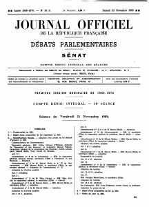 JOURNAL OFFICIEL DÉBATS PARLEMENTAIRES SÉNAT DE LA RÉPUBLIQUE FRANÇAISE