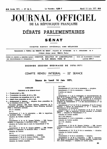 JOUR\AL  OFFICIEL DÉBATS PARLEMENTAIRES SÉNAT **