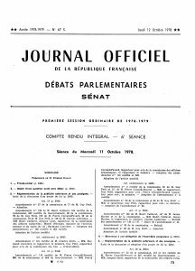 JOURNAL OFFICIEL DÉBATS PARLEMENTAIRES SÉNAT 11