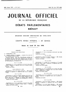 JOURNAL OFFICIEL DÉBATS PARLEMENTAIRES SÉNAT DE LA RÉPUBLIQUE FRANÇAISE