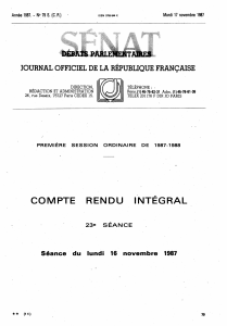 ■ JOURNAL OFFICIEL DE LA RÉPUBLIQUE FRANÇAISE 1\:0 1.19B1
