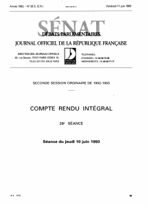 111) COMPTE RENDU INTÉGRAL JOURNAL OFFICIEL DE LA RÉPUBLIQUE FRANÇAISE