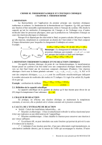 chapitre 3 thermochimie