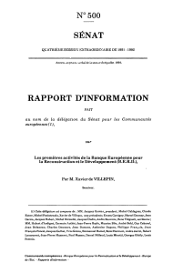 SÉNAT N 500 RAPPORT D'INFORMATION