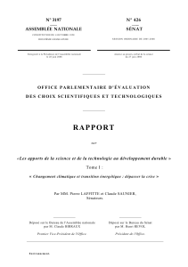 N° 3197 N° 426 ASSEMBLÉE NATIONALE SÉNAT