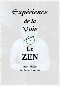 experience de la voie le zen copyright