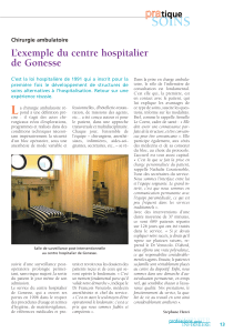 L’exemple du centre hospitalier de Gonesse