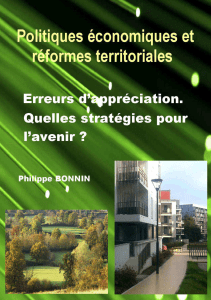 politiques economiques et reformes territoriales