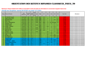 ORIENTATION DES RETENUS diplomes classiques_FSECG_TO